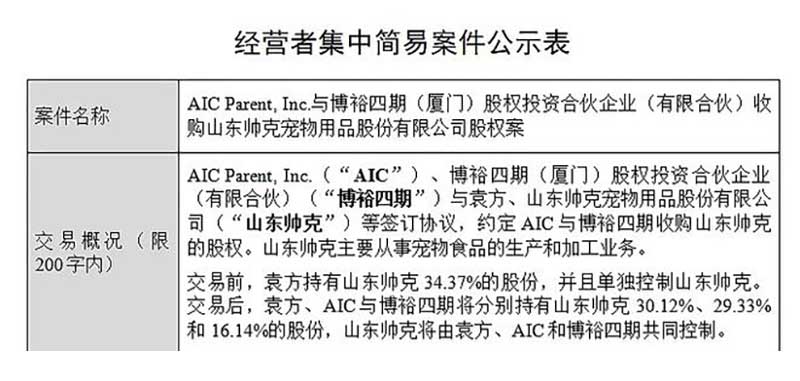 交易公示